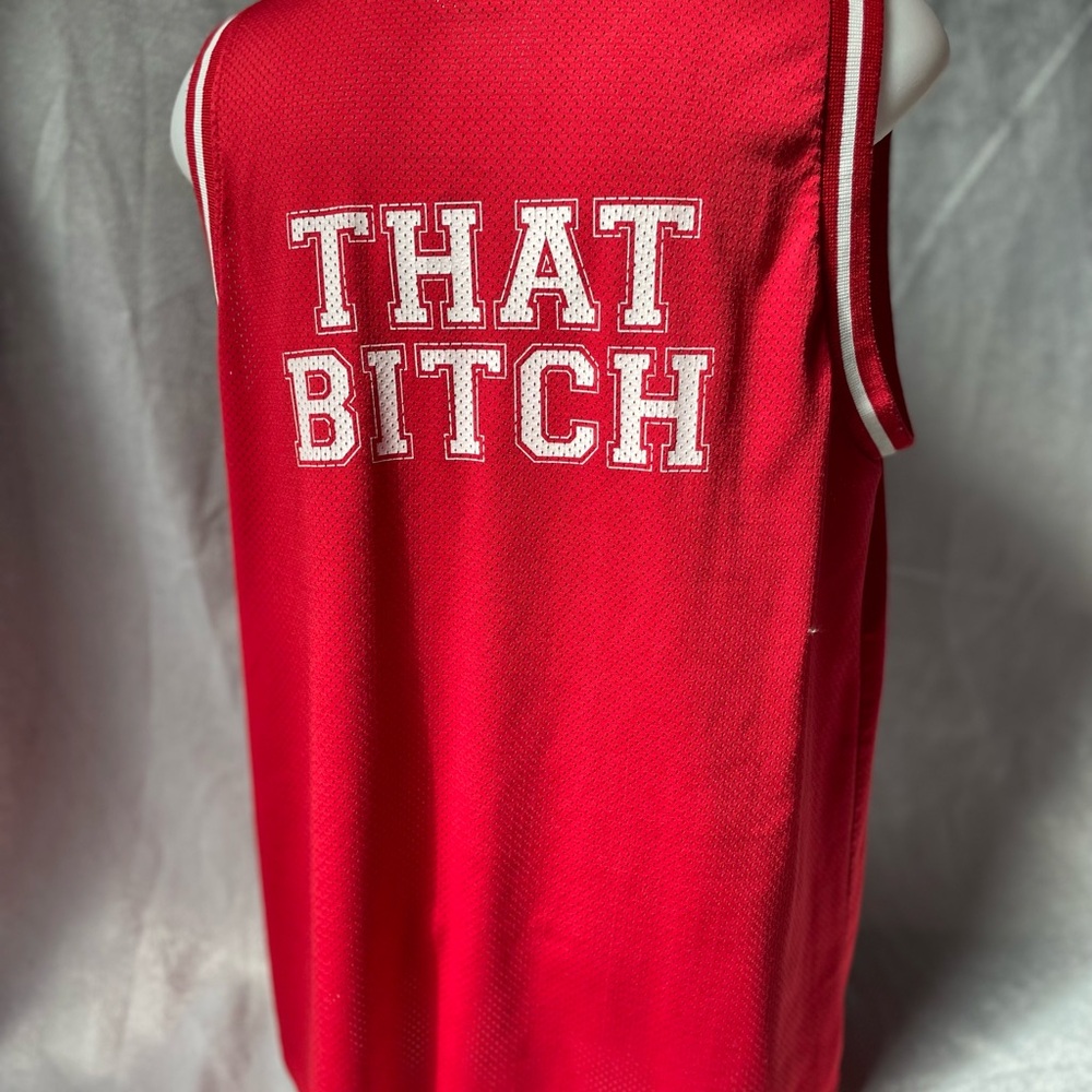 Red Sleeveless Jersey with Number 3 - Picture 1 of 5